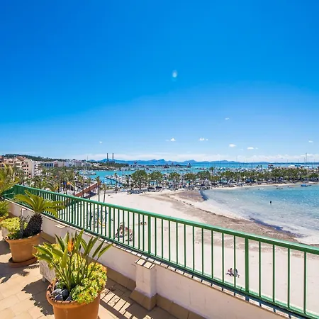 With Sea View From Terrace Apartment Alcudia (Mallorca)